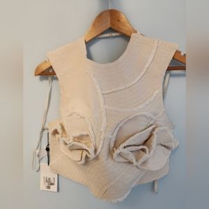 Jacquemus le haut Artichaut crop top